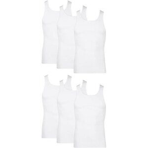 Hanes Mens Cotton Tank Tops 6 Pack Moisture Wicking Lightweight Ribbed Undershir